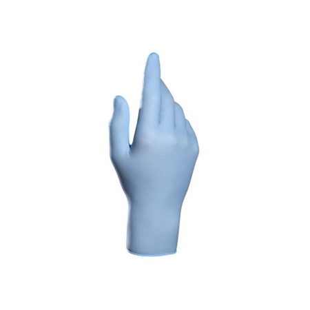 PROTECȚIA MÂINILOR - SOLO BOX 967, Mănuși de unică folosință din nitril, grosime 0,08 mm, lungime 25 cm [cutie 100 bucăți]