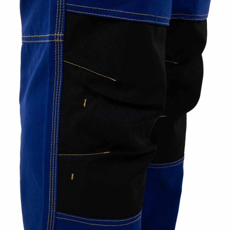 SOLOMON, Pantaloni de lucru cu pieptar din țesătură canvas, 100% bumbac, 245 g/mp, genunchi din poliester Oxford [7]