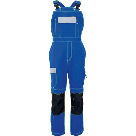 SOLOMON, Pantaloni de lucru cu pieptar din țesătură canvas, 100% bumbac, 245 g/mp, genunchi din poliester Oxford [8]