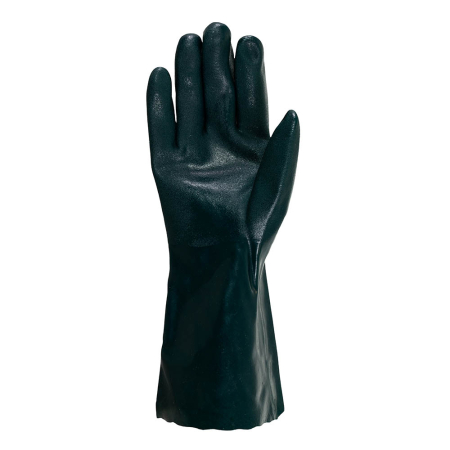 SOLVO 1445, Mănuși de protecție chimică din PVC pe suport de bumbac, lungime 35 cm [1]