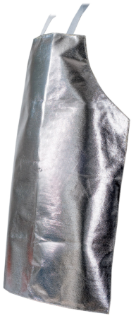 Îmbrăcăminte IGNIFUGĂ (ANTI-FLACĂRĂ) - Șorț de protecție aluminizat din fibre aramidice, 350 g/mp, 70x100 cm