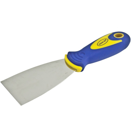 Scule și unelte - Șpaclu inox, mâner plastic-cauciuc 2 1/2" (60 mm)