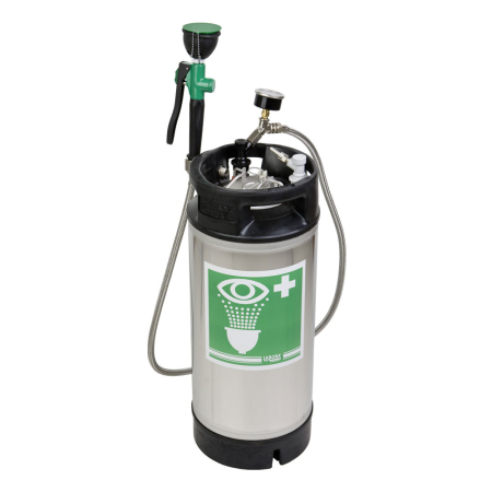 ARTICOLE TEHNICE SI PRIM AJUTOR - RENANIA, Spălător mobil pentru ochi cu rezervor din oțel inoxidabil, 18 l