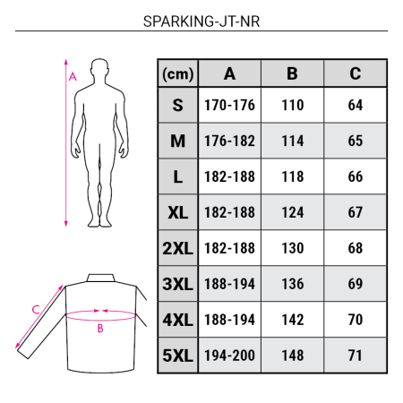SPARKING-JT-NR, Jachetă de lucru din tercot [1]