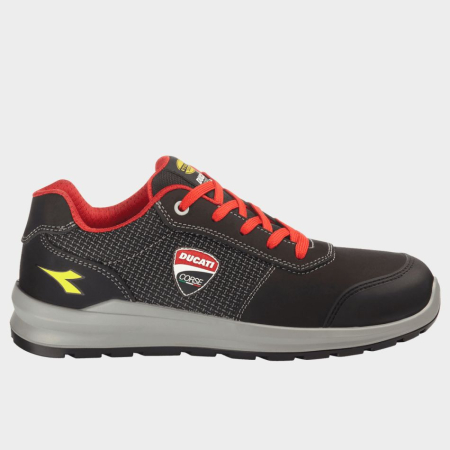 ÎNCĂLȚĂMINTE - Speedy Race Low S3, Pantofi de protectie din piele, cu design sportiv Ducati Corse