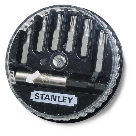 Burghie și dălți - STANLEY, Adaptor magnetic + 6 vârfuri Torx