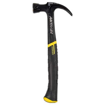 Scule și unelte - STANLEY ANTIVIBE, Ciocan cu gheară curbată și sistem de amortizare a vibrațiilor, 320 mm, 450