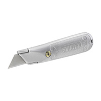 STANLEY, Cutter cu lamă fixă, 140 mm, 3 lame incluse [1]