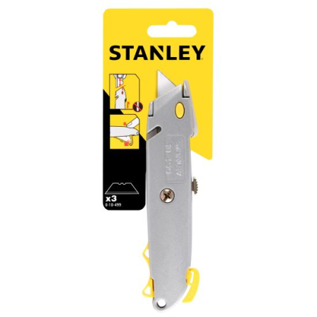 Scule și unelte - STANLEY, Cutter cu lamă retractabilă, 160 mm, 3 lame incluse