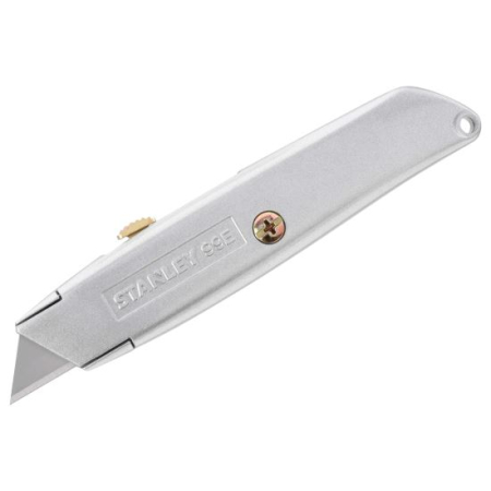 Scule și unelte - STANLEY, Cutter metalic profesional 99E, lamă retractabilă