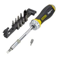 STANLEY FATMAX, Șurubelniță magnetică cu clichet + 10 vârfuri [1]