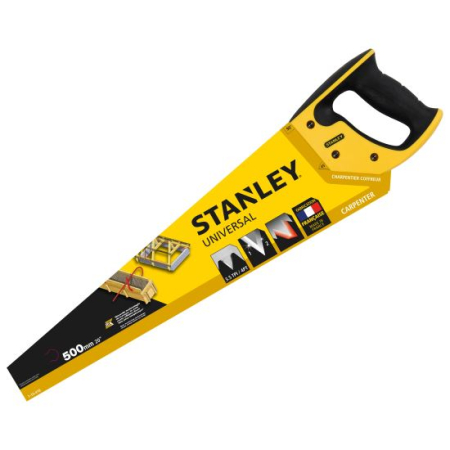 Scule și unelte - STANLEY, Ferăstrău pentru tăiere grosieră, 3,5 TPI, 500 mm