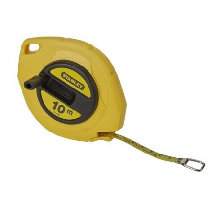 SCULE & MATERIALE - STANLEY, Ruletă Standard carcasă închisă, bandă de oțel, 10-30 m