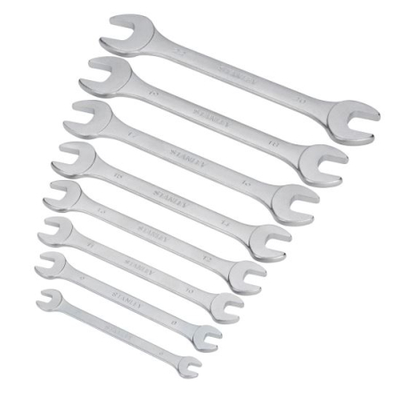 SCULE & MATERIALE - STANLEY, Set de 8 chei fixe, 6,0-22,0 mm