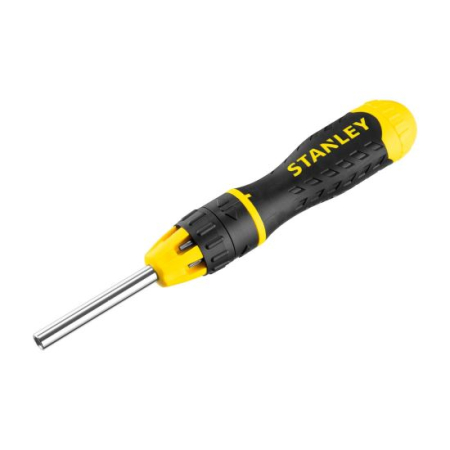 Chei și tubulare - STANLEY, Șurubelniță magnetică cu clichet, +10 vârfuri