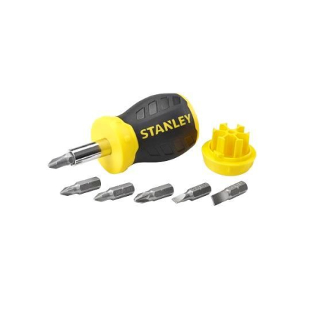 Șurubelnițe - STANLEY, Șurubelniță magnetică + vârfuri