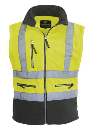 STATION, Jachetă termică HI-VIS, cu mâneci detașabile, din fleece 100% poliester 330 g/mp [4]