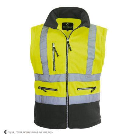 STATION, Jachetă termică HI-VIS, cu mâneci detașabile, din fleece 100% poliester 330 g/mp [3]