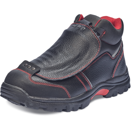 ÎNCĂLȚĂMINTE - STEELER METATARSAL S3 HRO, Bocanci de protecție din piele (partea superioară)