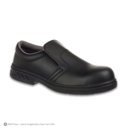 Pantofi - STEELITE SLIP ON S2, Pantof de protectie cu bombeu, talpa antistatica, absorbitor soc