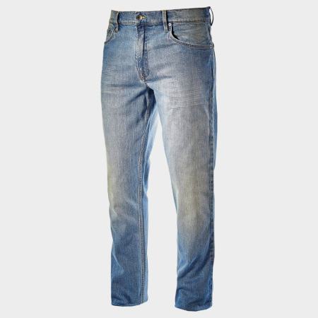 Pantaloni standard - STONE 5PKT, Pantaloni în talie din denim, 98% bumbac și 2% elastan