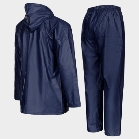 STORMER, Costum impermeabil din poliester, jachetă și pantaloni [4]