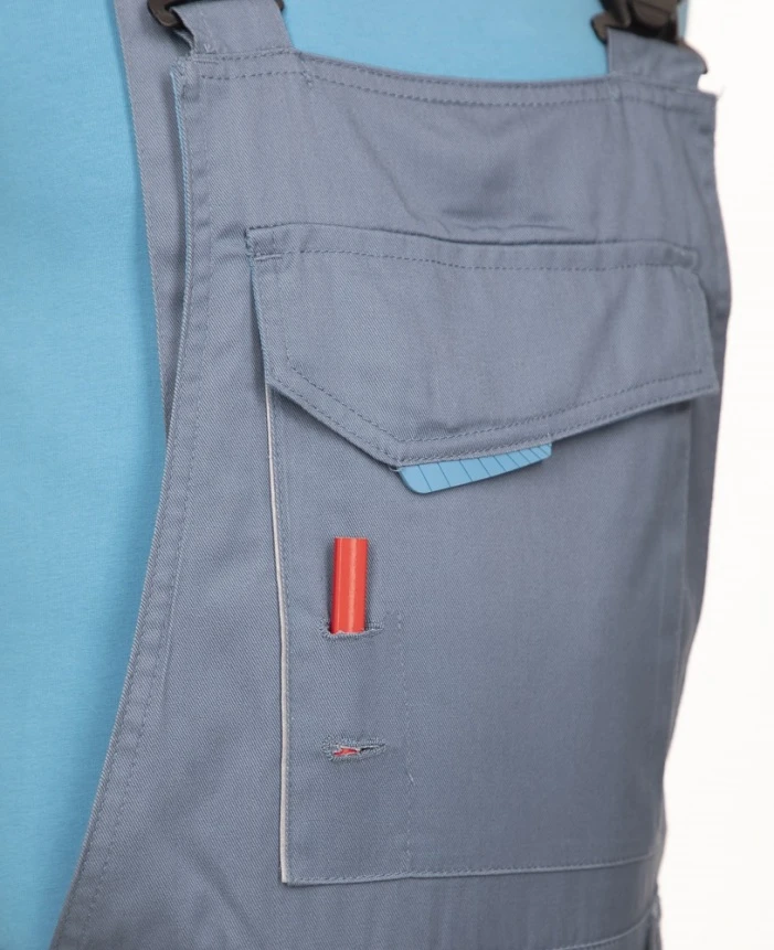 SUMMER, Pantaloni cu pieptar din poliester și bumbac, 200g/mp [6]