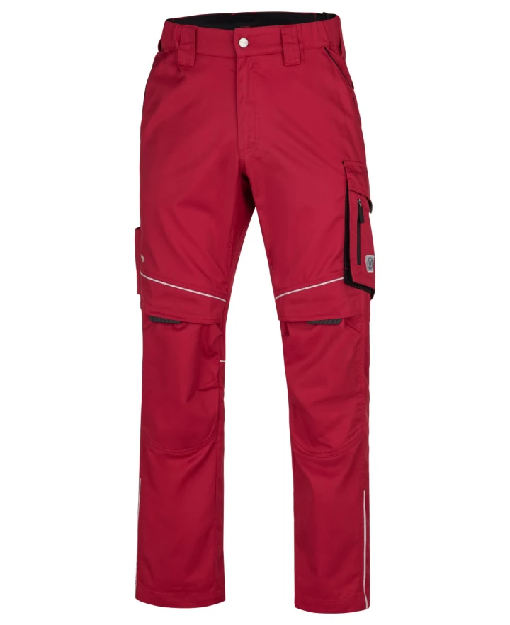 Pantaloni standard - SUMMER, Pantaloni în talie din poliester și bumbac, 200g/mp