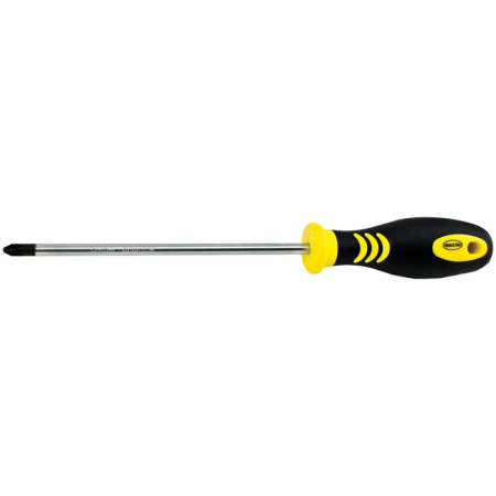 Șurubelnițe - Șurubelniță crom-vanadiu, magnetic-5"-(125 x 6 mm-PH2)-HY-A002