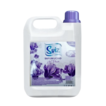 CURĂȚENIE ȘI INGRIJIRE - SVIZ, Săpun lichid cu glicerină, parfum Liliac Flowers [Bidon 5L]