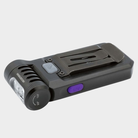 SW05R-UV, Lanternă reîncărcabilă cu clips, lumină albă și UV [2]