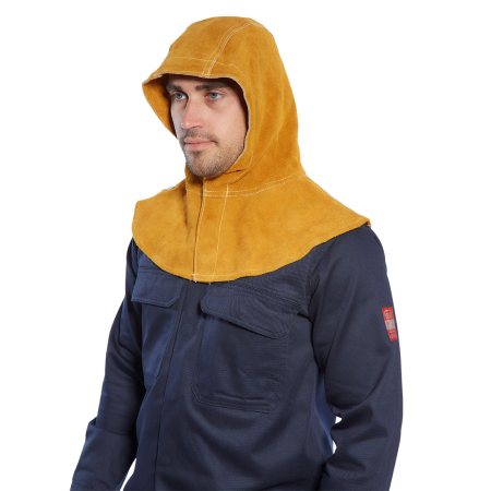 Costume | Combinezoane Ignifuge - SW33, Glugă de sudură din piele split de bovină, grosime 1,3 mm
