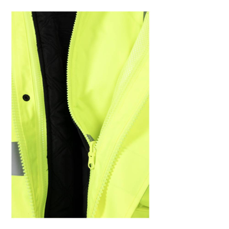 SWEDEN NEXT, Jachetă 4 în 1 HI-VIS, cu glugă încorporată, din poliester Oxford, 300 g/mp, căptușeală termică 180 g/mp [4]