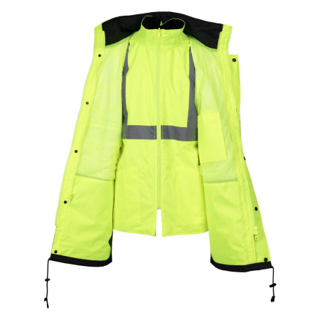 SWEDEN NEXT, Jachetă 4 în 1 HI-VIS, cu glugă încorporată, din poliester Oxford, 300 g/mp, căptușeală termică 180 g/mp [5]