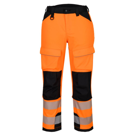IMBRACAMINTE - T142, Pantaloni HI-VIS din 65% poliester reciclat, 33% bumbac, 2% elastan, 245 g/mp