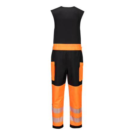 T150, Pantaloni în talie HI-VIS din material impermeabil în 3 straturi, din poliester laminat, 190 g/mp [1]
