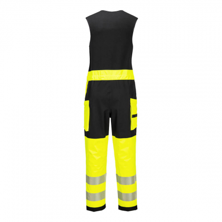 T150, Pantaloni în talie HI-VIS din material impermeabil în 3 straturi, din poliester laminat, 190 g/mp [4]