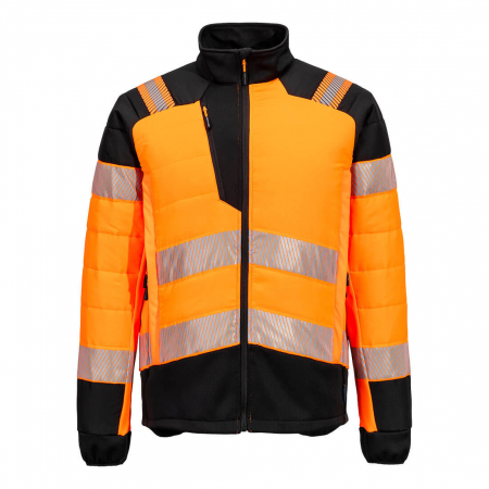 Jachete reflectorizante (HI-VIS) - T170, Jachetă Hi-Vis cu mâneci Raglan din poliester Ripstop 60 g/mp, căptușeală termică 160 g/mp