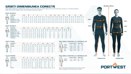 T185 PW3 HI-VIS, Tricou L / S din bumbac si poliester, cu maneca lunga [2]