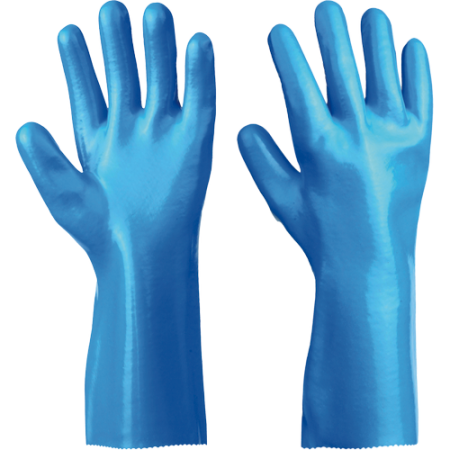 PROTECȚIA MÂINILOR - TACH UNIVERSAL Mănuși Protecție Mecanică și Chimică 35cm Albastru
