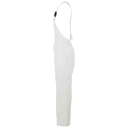 TED WHITE, Pantaloni de lucru cu pieptar din țesătură diagonal, 100% bumbac, 240 g/mp [2]