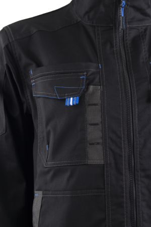 TELICA II, Jachetă de lucru din twill reciclat GRS cu elastan, 250 g/mp, ranforsări Oxford reciclat [8]