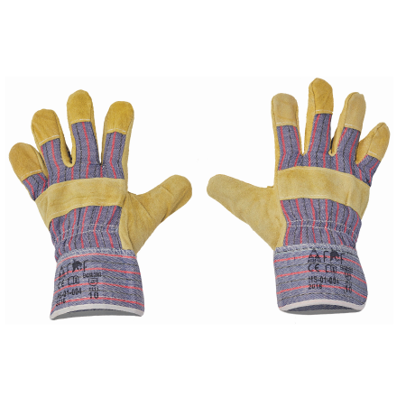 TERN ECO, Manusi de protectie din spalt bovina si bumbac [0]