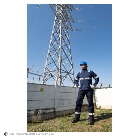 THOR, Pantaloni de protecție multirisc din amestec 78% bumbac, 20% poliester, 2% antistatic, 300 g/mp [2]