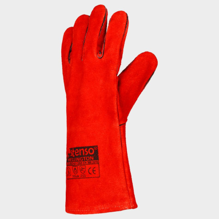 THORNRED, Mănuși de sudură din piele spalt de bovină, lungime 35 cm [3]