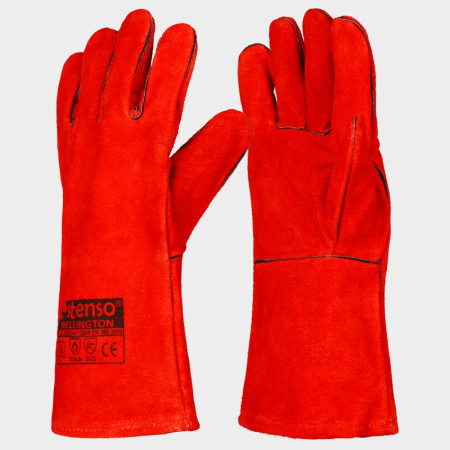 PROTECȚIA MÂINILOR - THORNRED, Mănuși de sudură din piele spalt de bovină, lungime 35 cm