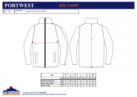 TK21, Jachetă softshell pentru femei, 2 straturi, din poliester și elastan, 280 g/mp [2]