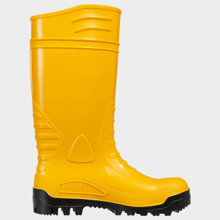 Cizme de protecție S5 - TORNADO S5, Cizme de protectie din PVC cu nitril, bombeu metalic, lamela antiperforatie