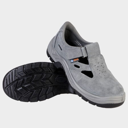 TOUAREG SANDAL O1 FO SR, Sandale de lucru din piele întoarsă, căptușeală textilă, branț amovibil antistatic [3]