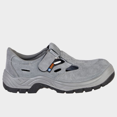 Sandale de lucru O1 - TOUAREG SANDAL O1 FO SR, Sandale de lucru din piele întoarsă, căptușeală textilă, branț amovibil antistatic